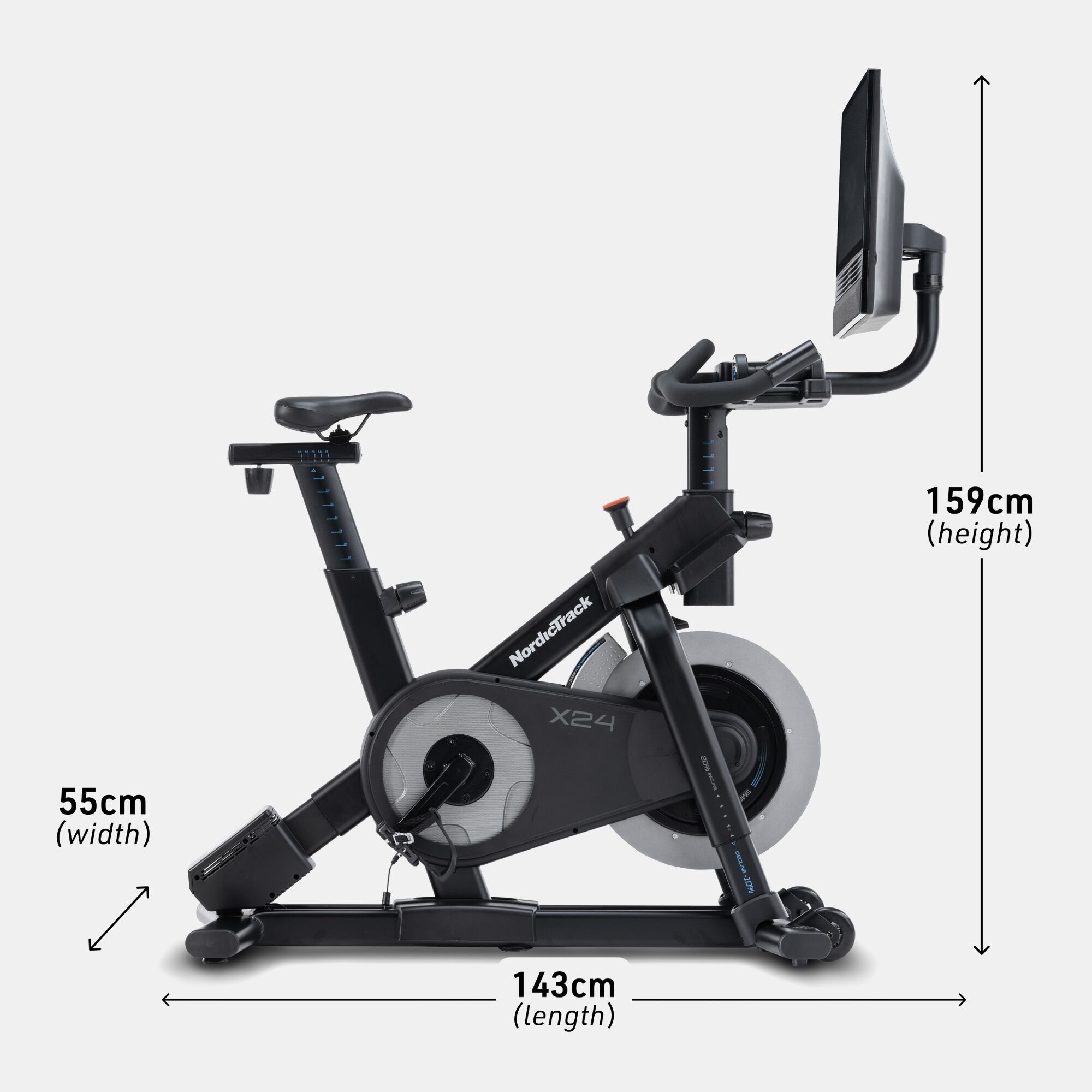 X24 Nordictrack Stationary Bikes NordicTrack X24 Bike 23500746 HSN